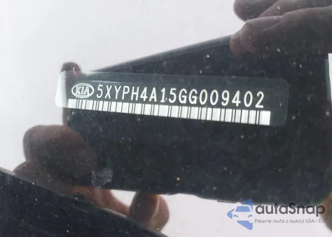 2016 Kia Sorento 2.0T Ex from USA, damaged, VIN 5XYPH4A15GG009402